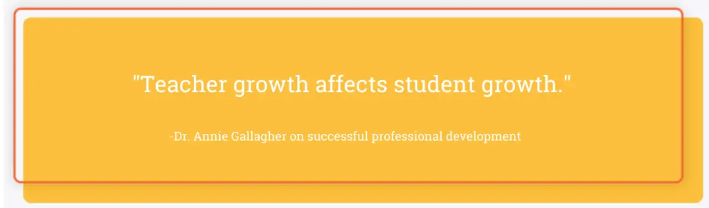 Who Grew This Year? What Successful Professional Development Looks Like 1